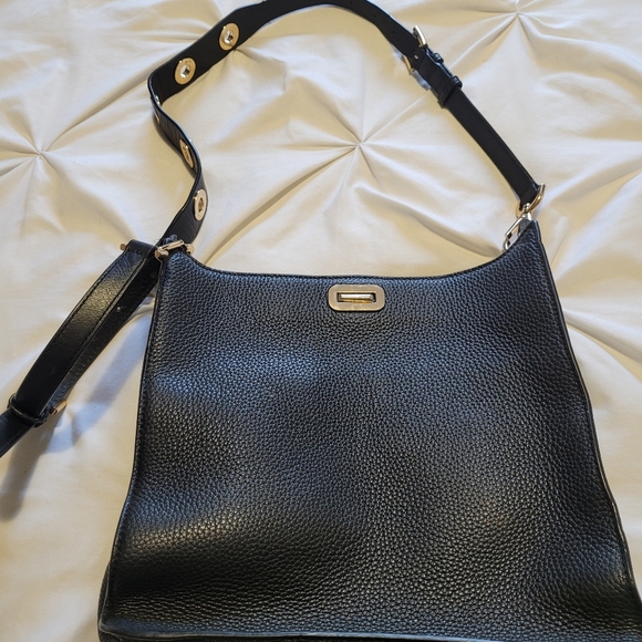 Michael Kors Pebbled Leather Guitar Strap Messenger Bag - Picture 4 of 6